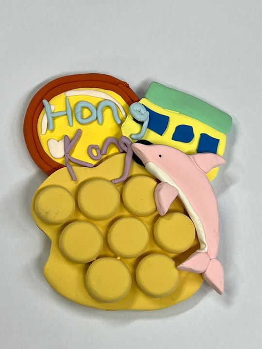 香港紀念品(磁石貼)6A_梁悅頤