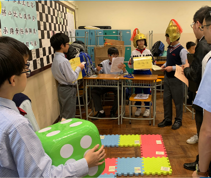 參與中學舉辦的「小小發明家」資優創意計劃